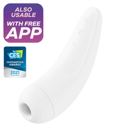 Stimulátor klitorisu Satisfyer Curvy2+ (Barva Růžová)