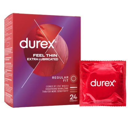 5900627117929 Durex Feel Thin Extra Lubricated 24 pcs