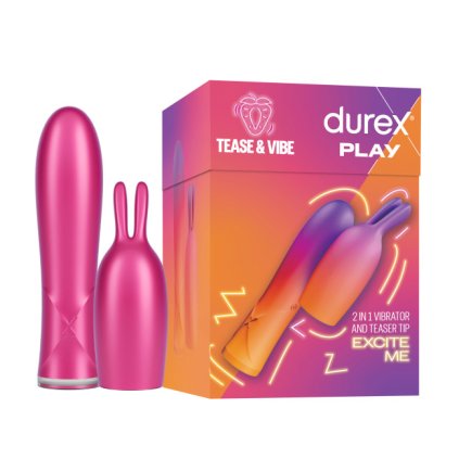DUREX Play Vibrátor 2v1 se stimulační špičkou