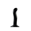 Flexibilní dildo s přísavkou Strap-on-me na bod G&P (Délka 19 cm, Průměr 3.4 cm)