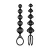 Satisfyer Love Beads - sada análních kuliček (černá)