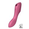 Satisfyer Curvy Trinity 3 - stimulátor klitorisu s vibracemi (růžový)
