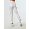 Sexy legíny metalické bílé PANA4 zezadu 2