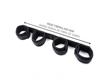1 spreader bar with rigid bar and soft cuffs