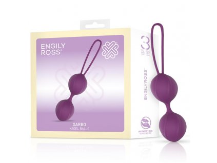 1 garbo double kegel ball silicone purple