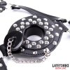 4 face harness strap toilet lid gag adjustable