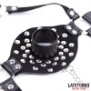 5 face harness strap toilet lid gag adjustable