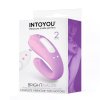 2 brightmauve couples vibrator two motors remote control usb silicone