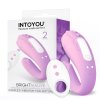 1 brightmauve couples vibrator two motors remote control usb silicone