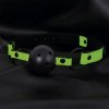 2 glow in the dark breathable ball gag