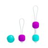 2 kegel balls orgasmic balls pink and blue