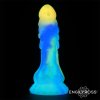 3 luminiscent dragon shaped dildo 18 cm