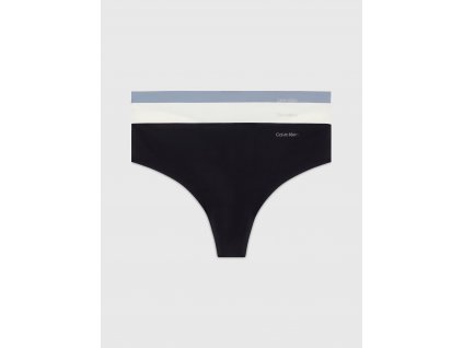 Dámská tanga 3Pack 000QD3558E NP0 vícebarevné - Calvin Klein