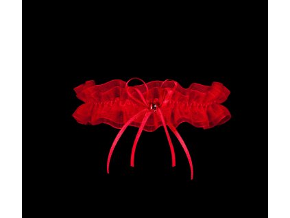 Podvazek PW-99 červená - Julimex (Barva červená, Velikost uni)