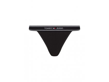 Dámská tanga UW0UW05122 BDS černé - Tommy Hilfiger