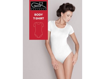 Dámské body T-shirt 5571S Bílá - Gatta (Barva bílá, Velikost M)