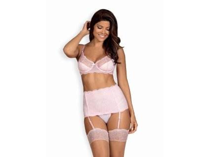 Jemný set Girlly set - Obsessive (Barva bílá, Velikost S/M)
