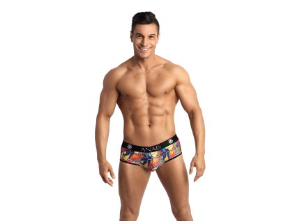 Pánské boxerky otevřené Comics jock bikini - Anais (Barva originál, Velikost S)