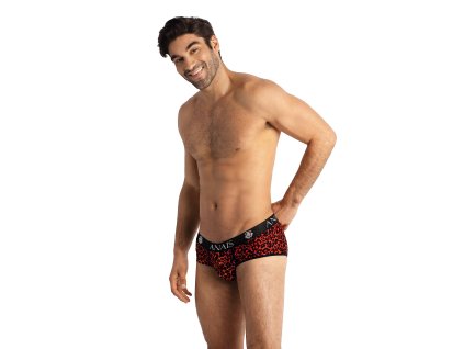 Pánská slipy Savage brief - Anais (Barva červená, Velikost S)