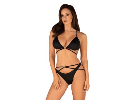 Jedinečný set Cobra Nive set - Obsessive (Barva černá, Velikost S/M)