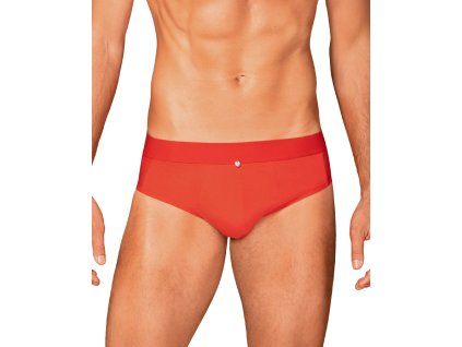 Pánské slipy Boldero briefs red - Obsessive (Barva červená, Velikost S/M)