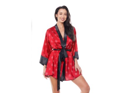 Krásný župan Aster robe red - Anais (Velikost XS)