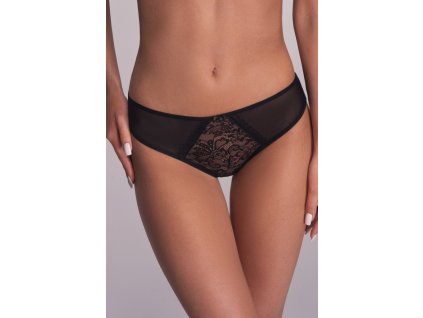 Dámské tanga  AV 1396/S černé - Ava (Barva černá, Velikost M)