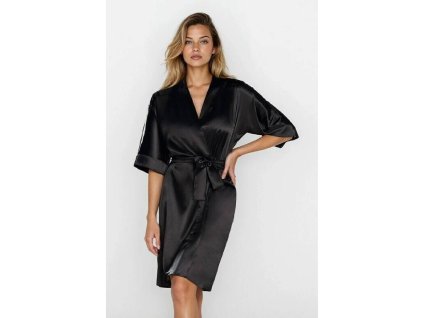 Dámský župan 100 Černá - DKaren (Barva černá, Velikost S)