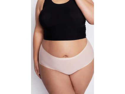Kalhotky Flexi-one plus size Maxi - Julimex (Barva béžová, Velikost 2XL/3XL)