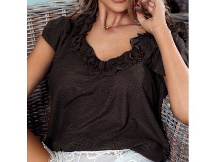 Dámská košilka P-570 Pigeon (Barva hnědá-béžová, Velikost M)