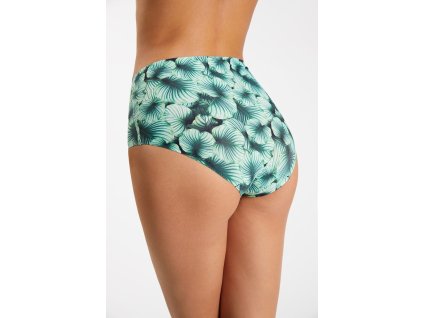 Dámské kalhotky Botanic Maxi - Julimex (Barva zelená vzor, Velikost S)