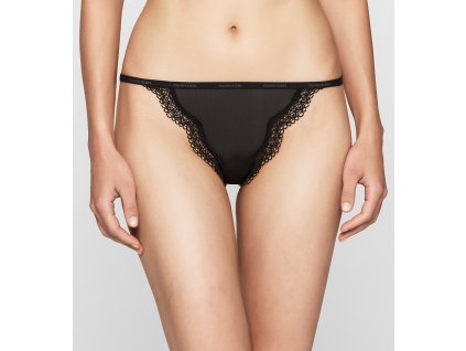 Kalhotky Sheer Marq QF1689E - Calvin Klein (Barva světle šedá, Velikost S)