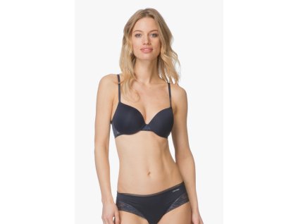Podprsenka Lightly lined demin  QF4448E  - Calvin Klein (Barva tm.modrá, Velikost 70D)