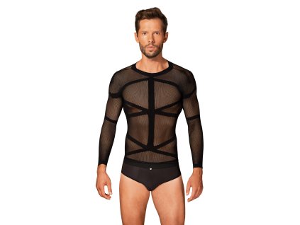 Pánské tričko T101 long sleeve - Obsessive (Barva černá, Velikost S/M/L)