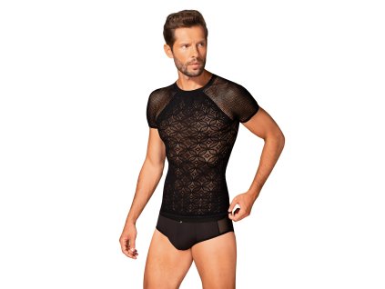 Pánské tričko T102 T-shirt - Obsessive (Barva černá, Velikost S/M/L)