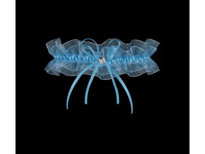 Podvazek PW-96 BRUGIA modrá - Julimex (Barva modrá, Velikost uni)