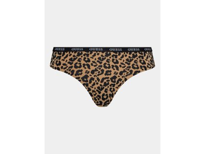 Dámské kalhotky O3YE01KBUT0 - P1CA vzor leopard - Guess (Velikost M)