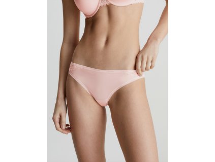 Dámské kalhotky brazilky 000QF5152E 2NT světle růžová - Calvin Klein