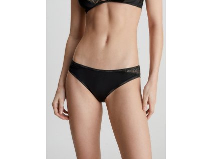 Dámské kalhotky Bikini Briefs Flirty 000QF5153E 001 černá - Calvin Klein