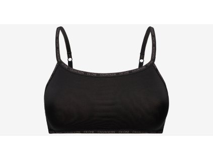 Nevyztužená braletka 2 pack QD3806E RX2 hnědá - Calvin Klein (Barva hnědá, Velikost L)