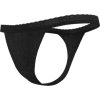 Dámská tanga 3Pack UW0UW05017 0V9 černé/fialové/sv. růžové - Tommy Hilfiger (Velikost L)