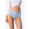 Dámské kalhotky Simple Maxi Sakura Světle modrá  vzor - Julimex (Barva světle modrá, Velikost S)