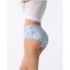Dámské kalhotky Simple Maxi Sakura Světle modrá  vzor - Julimex (Barva světle modrá, Velikost S)