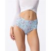 Dámské kalhotky Simple Maxi Sakura Světle modrá  vzor - Julimex (Barva světle modrá, Velikost S)
