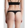 Dámská tanga D3428E-001 černá - Calvin klein (Barva černá, Velikost M)