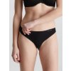 Dámská tanga D3428E-001 černá - Calvin klein (Barva černá, Velikost M)