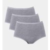 Dámské kalhotky sloggi Basic+ Maxi 3P šedé - SLOGGI (Barva šedá, Velikost 46)