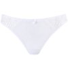 Dámské luxusní tanga V-10218 bílé - Axami (Velikost M)