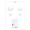 Pikantní set Tulia cupless set - Obsessive (Barva originál, Velikost S/M)