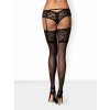 Krásné punčochy Letica stockings - Obsessive (Barva černá, Velikost S/M)